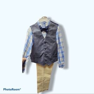 🆕️ Nautica Boys 4 piece Vest Outfit